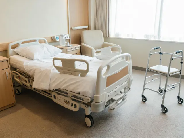 Skilled nursing facility care room