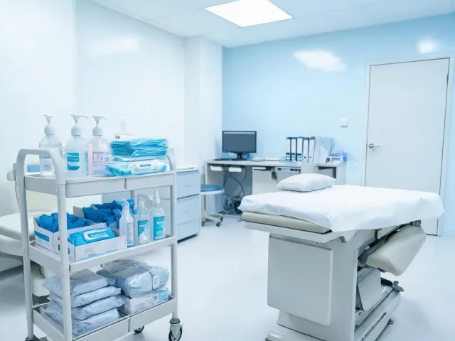 Specialty clinic exam room equipment