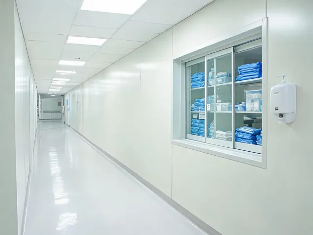 Ambulatory surgical center sterile corridor